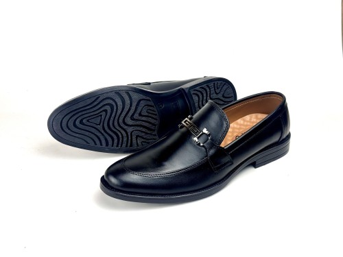 High Quality Two Tone Leather Dress Shoes for Men Buckle Formal Business Smart Casual Shoes