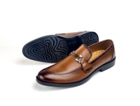 High Quality Two Tone Leather Dress Shoes for Men Buckle Formal Business Smart Casual Shoes